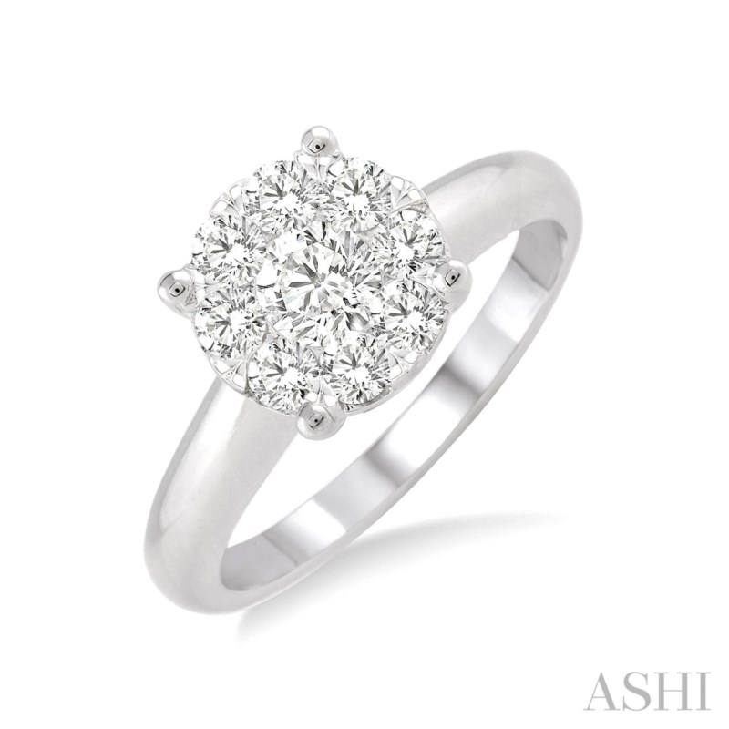 Ashi Engagement Ring 002-100-01700 14KW - Douglas Diamonds