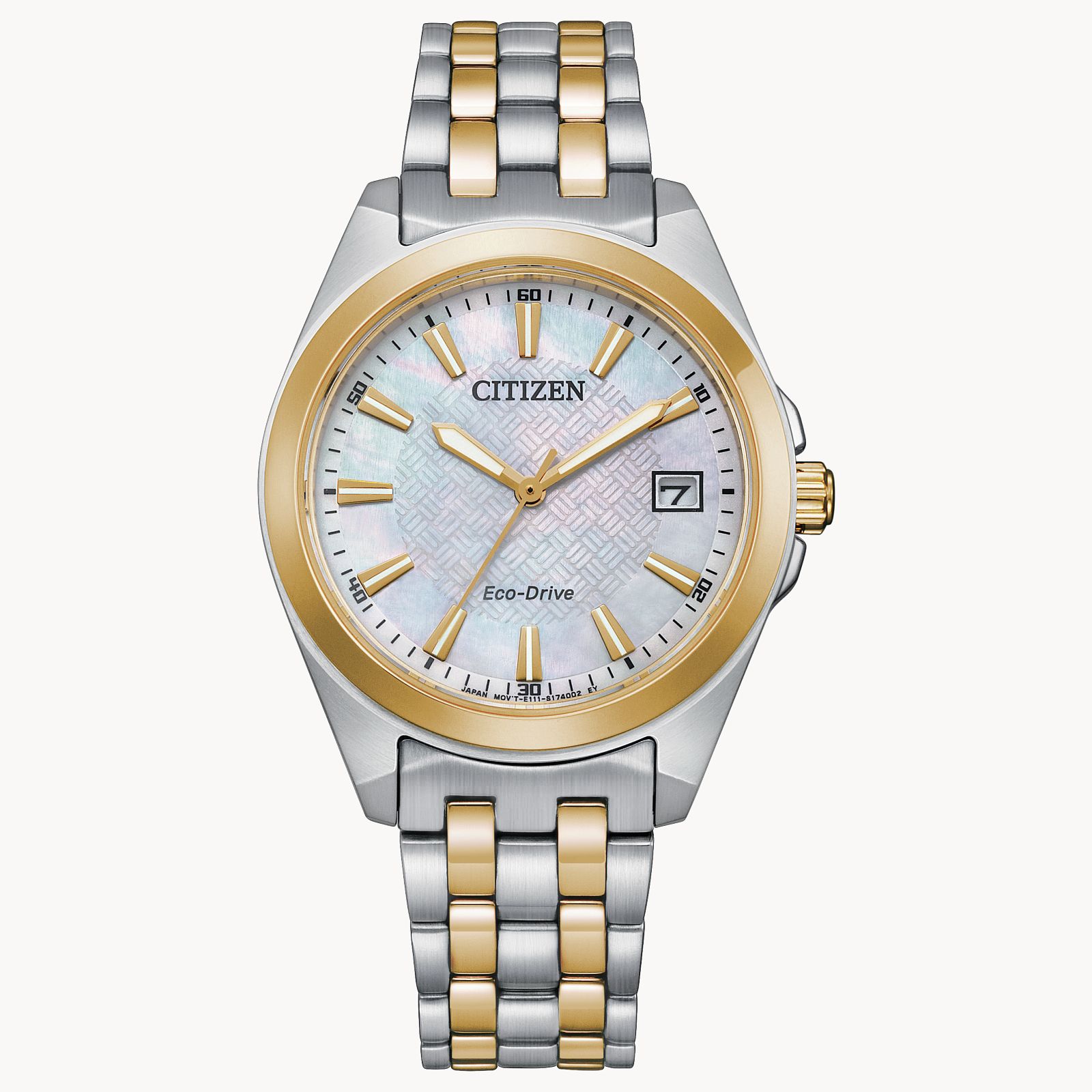 Citizen Women’s Eco-Drive Two-Tone Stainless Steel Watch Ladies Citizen Two Tone L Classic Eco Drive main image 4