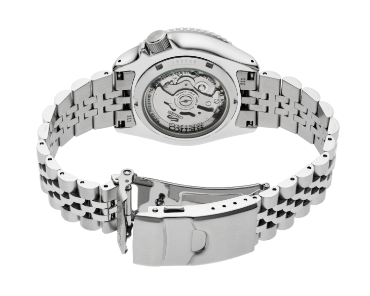 NWT Seiko 5 Automatic Silver Dial Stainless Steel Men\'s Watch Seiko Mens Seiko 5 Sports SS Automatic GMT Watch Silver Dial  main image 3
