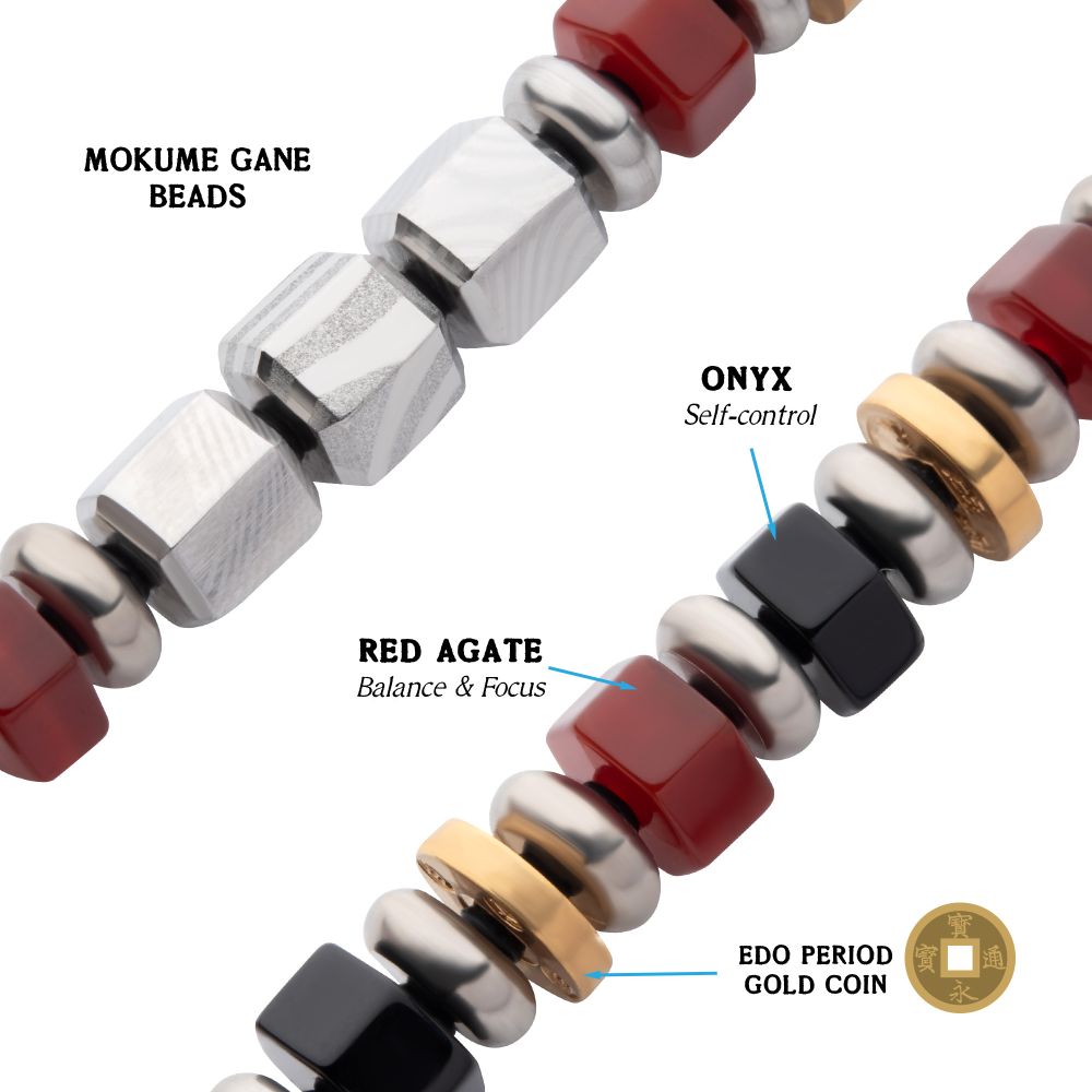 INOX Men's Bushido Virtue Bracelet 001-420-03179 Baton Rouge