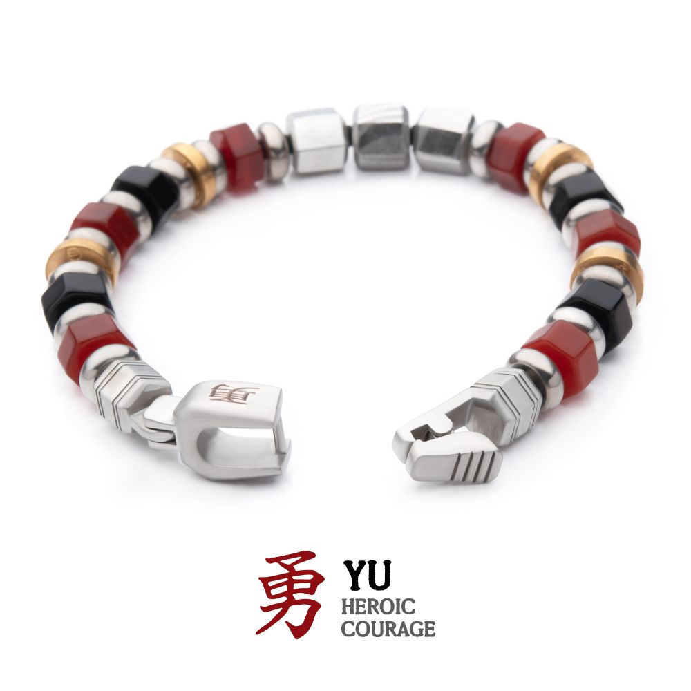 【美品】virtues AssH monica INOX Men's Bushido Virtue Bracelet 001-420-03179 Baton Rouge