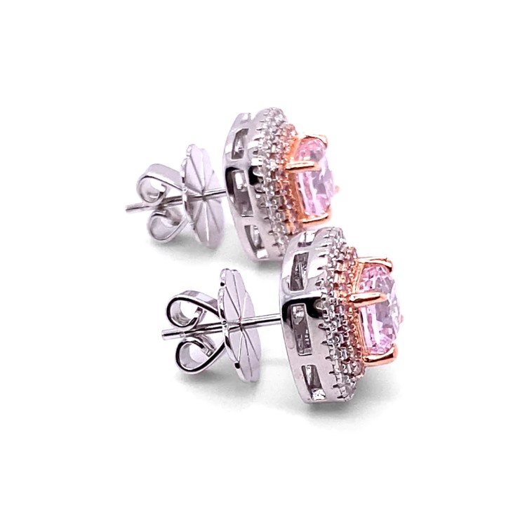 Anna Zuckerman Sterling Silver and Crystalline Diana Earring