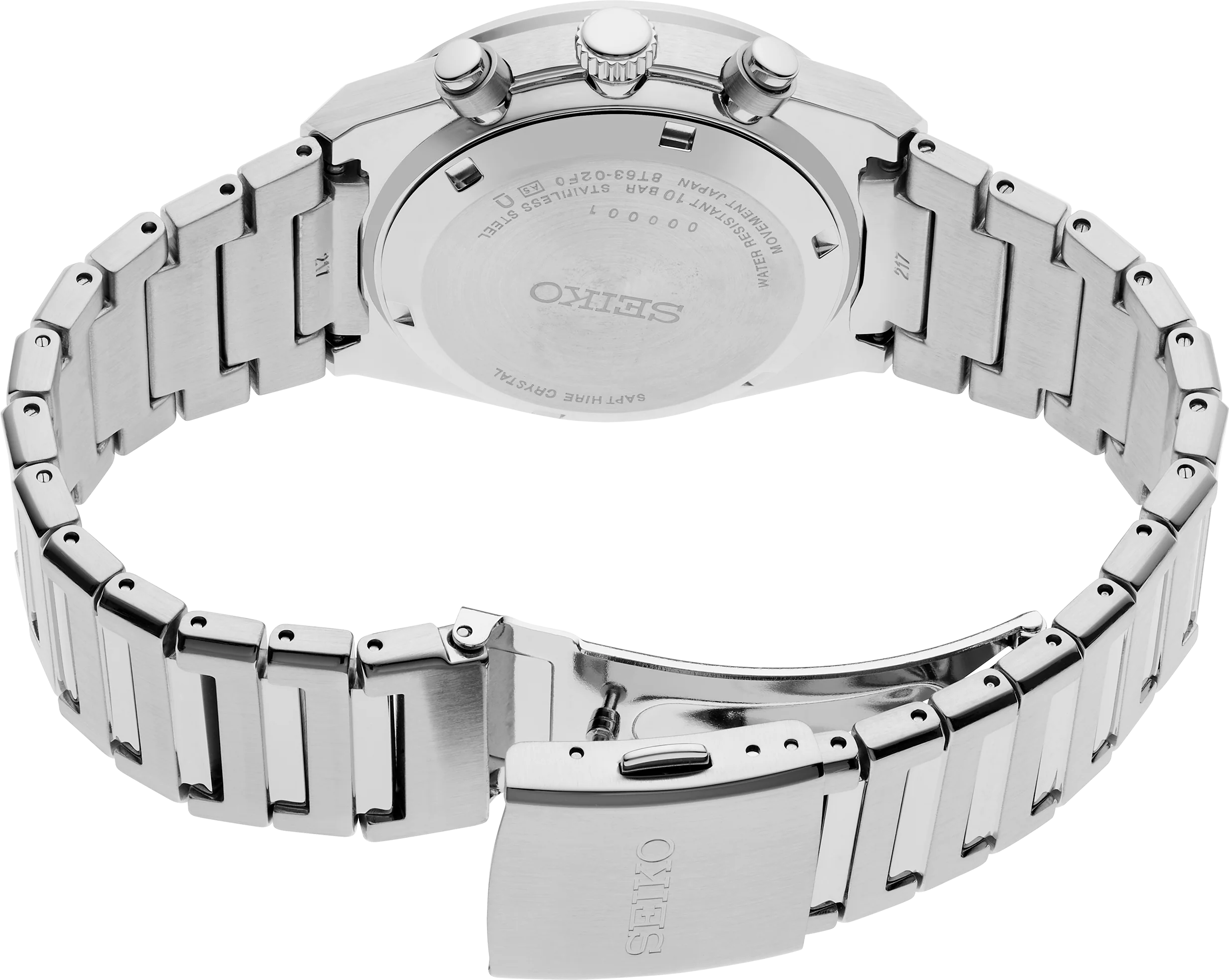 Seiko Essentials Quartz Chronograph Gray Dial SSB455