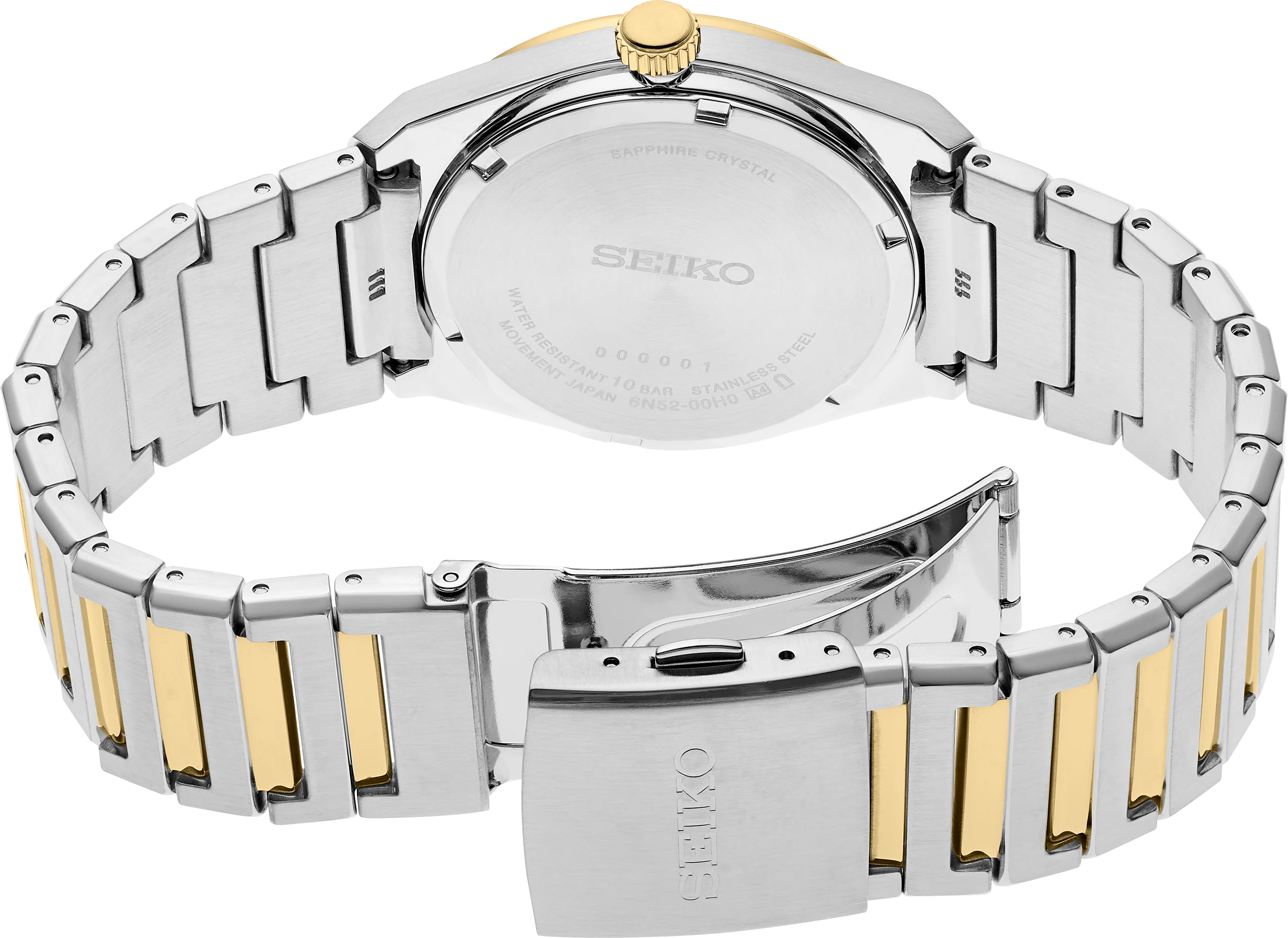 Seiko Essentials TT Quartz White Dial 39mm SUR558
