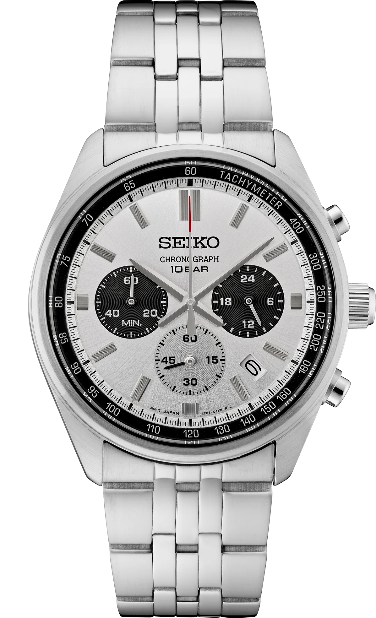 Seiko Essentials Quartz Chronograph Silver Dial SSB425