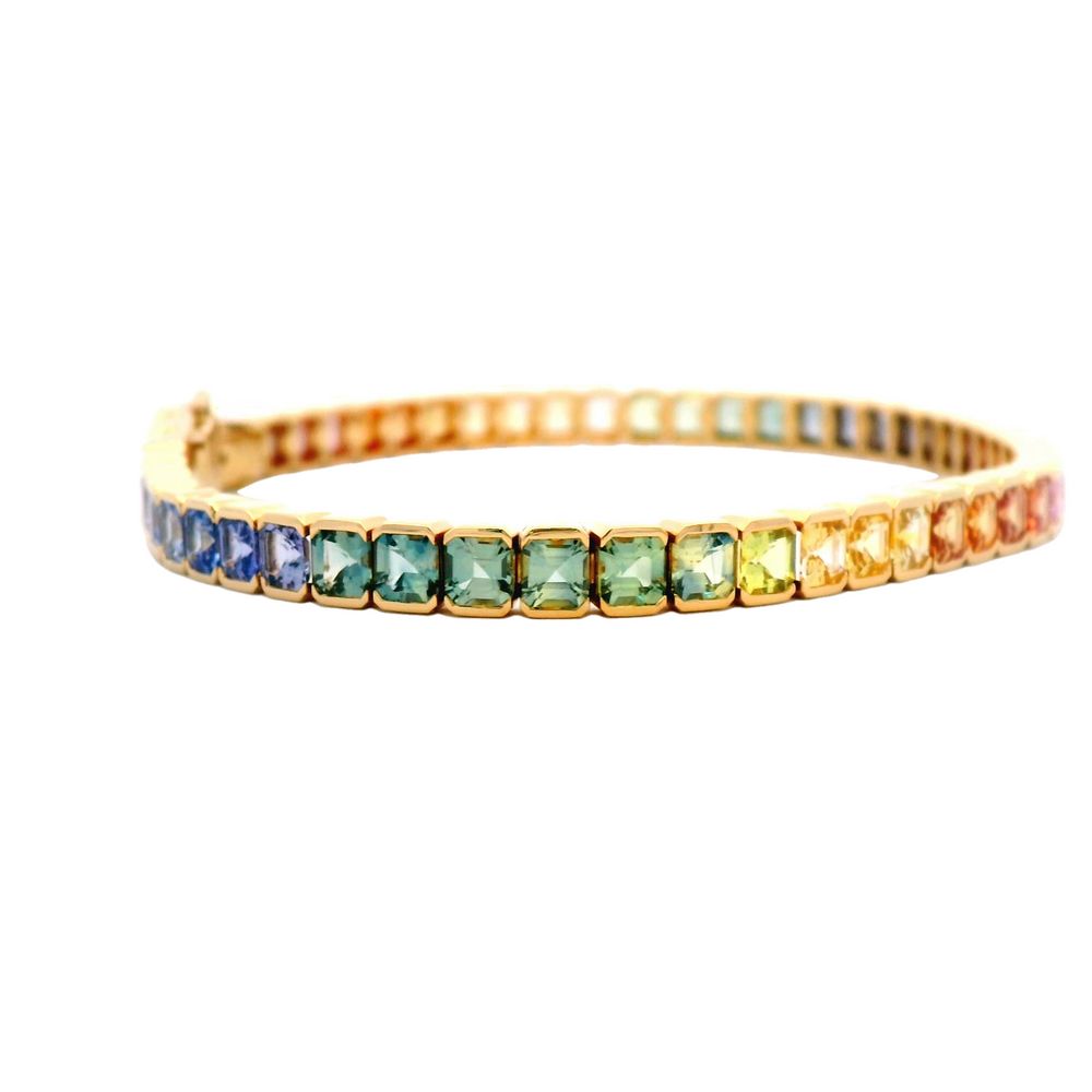 Rainbow Sapphire Bracelet 001 430 00043 18KY Campbell Joe Escobar rainbow-sapphire-bracelet-001-430-00043-18ky-campbell-joe-escobar