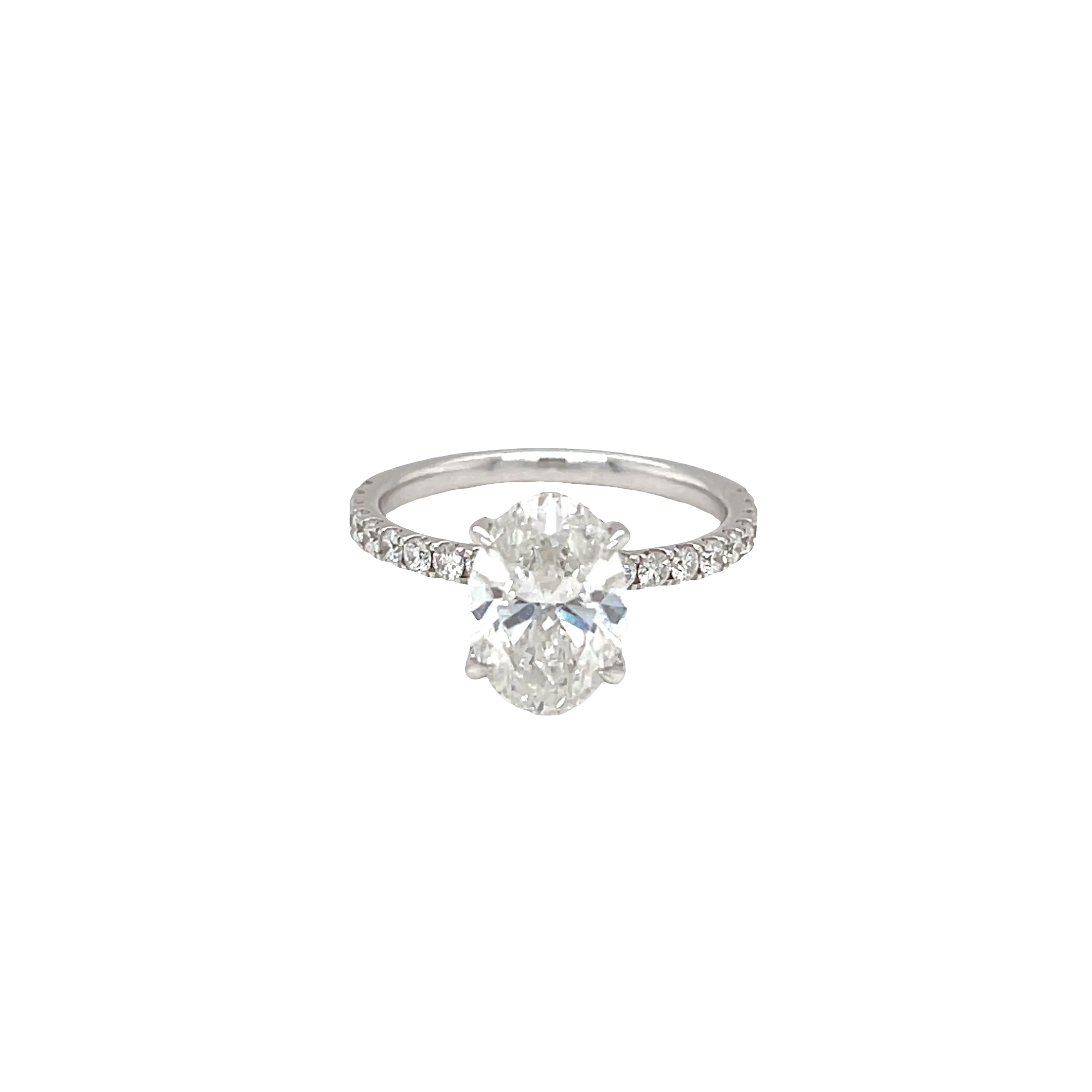 Lab-Grown Diamond Engagement Ring 002-105-2000012 14KW Falls