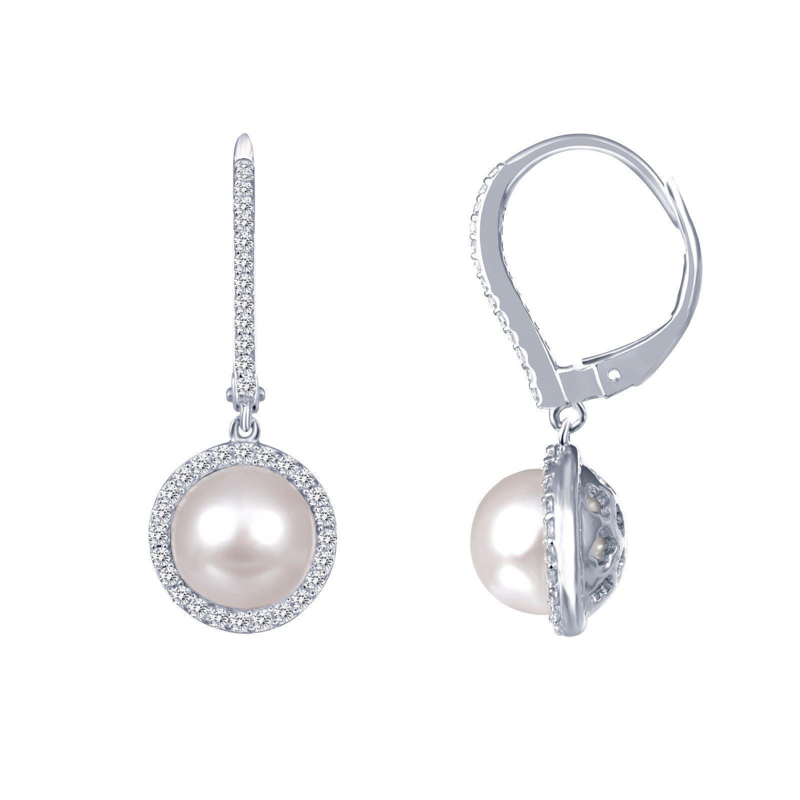 4Set【Lavishe】Isabella Fresh Water Pearl Earrings Ear Clip Amazon.com: ADAIER Clip On Stud Earrings with 8mm Simulated