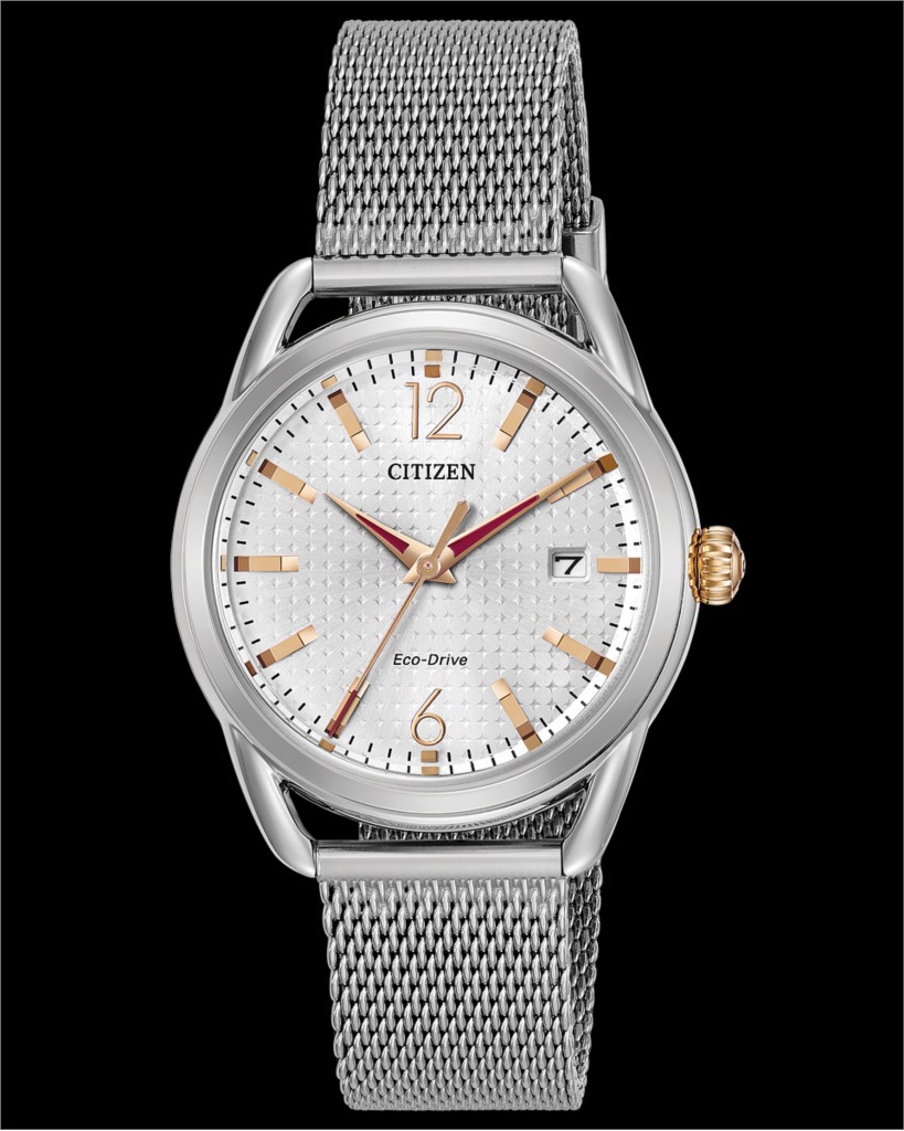 Citizen Rose-Tone Mesh Watch new with box Citizen Quartz Rose Dial Rose Gold-tone Ladies Watch EZ7003  main image 3