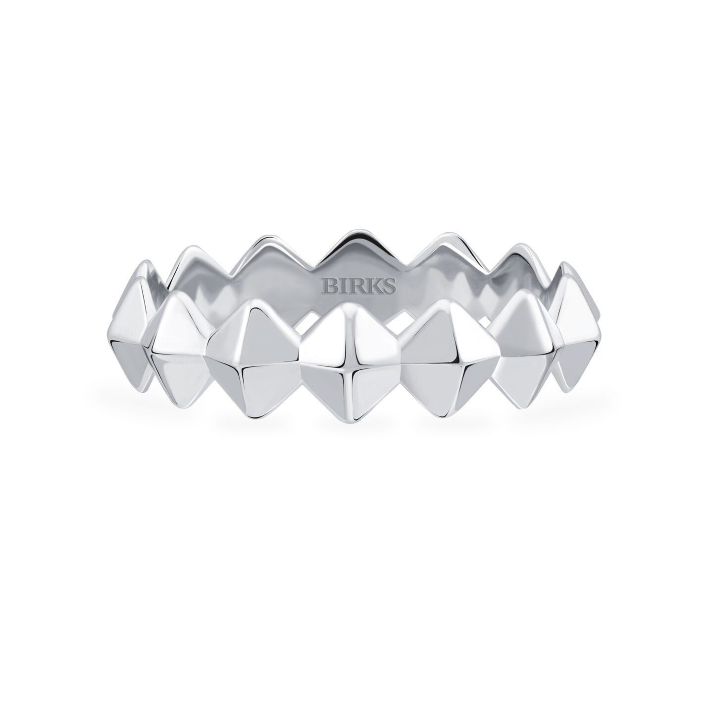 Birks Birks Iconic® Silver Stackable Rock Pearl Ring Frontenac