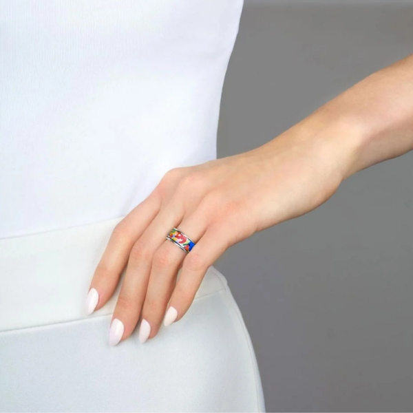 FREYWILLE Freywille fire enamel Miss Ring 001-410-00032