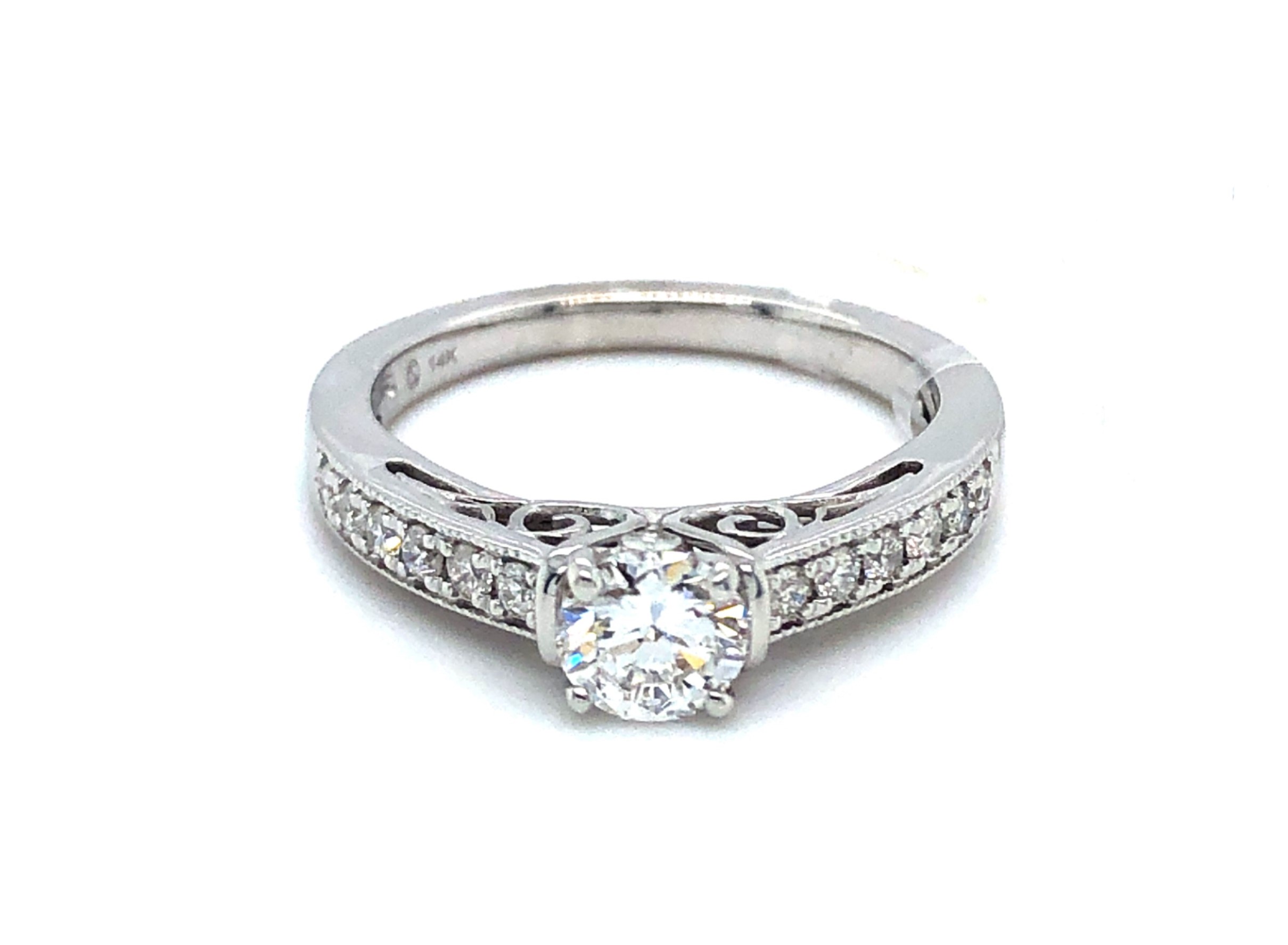 Diamond SemiMount Ring 00114000381 14KW Wood Dale