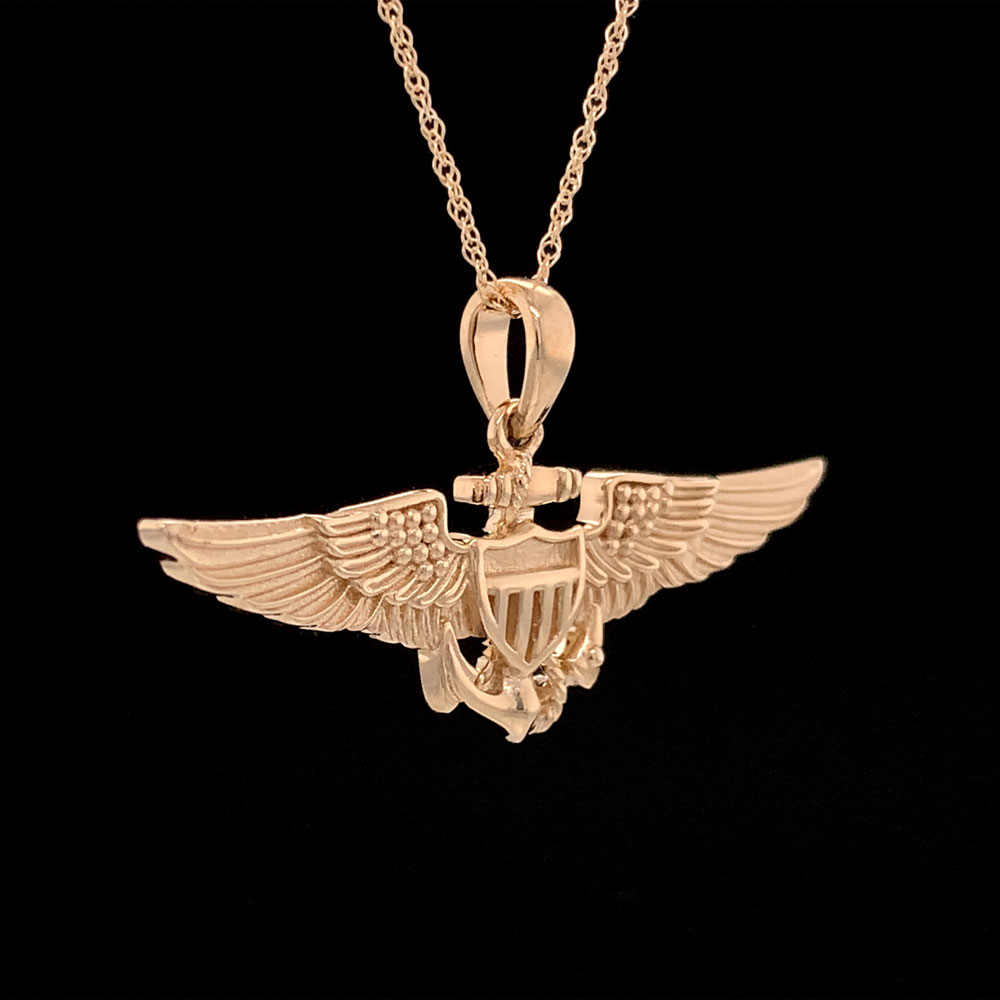 Sweetheart Size Pilot Wings Pendant