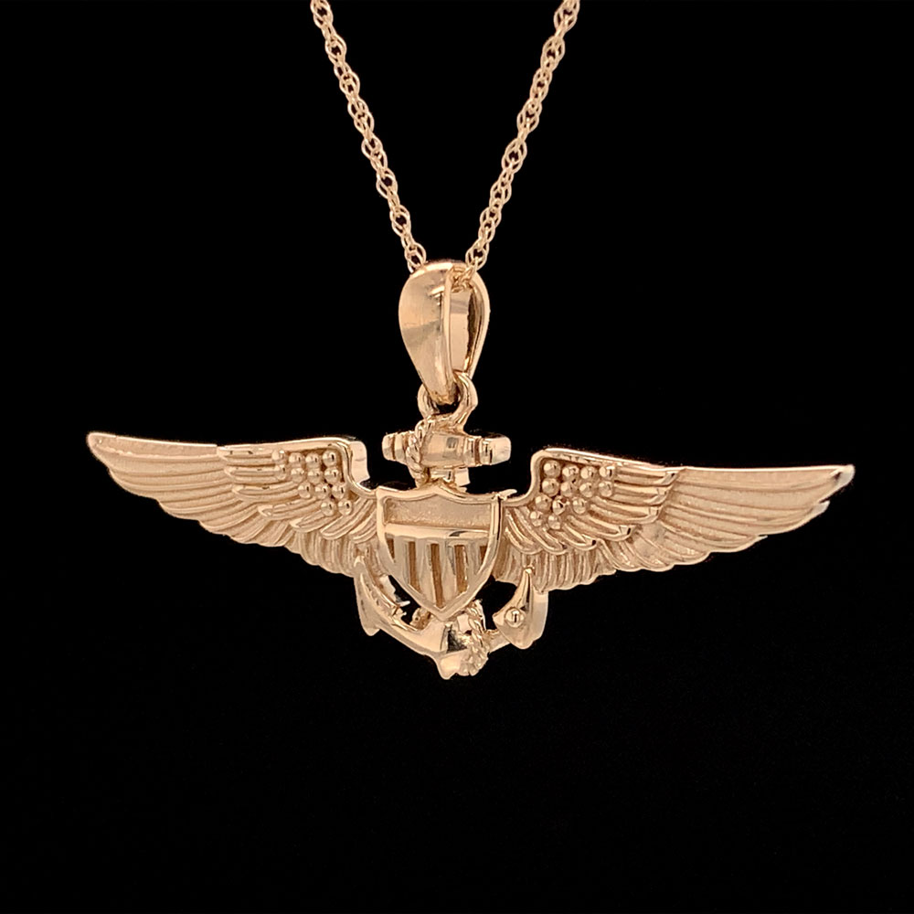 Sweetheart Size Pilot Wings Pendant