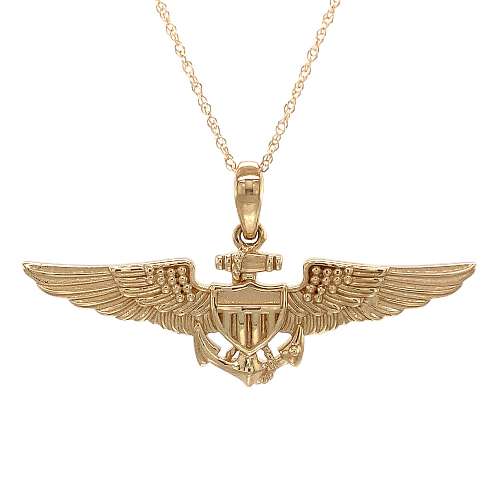 Sweetheart Size Pilot Wings Pendant