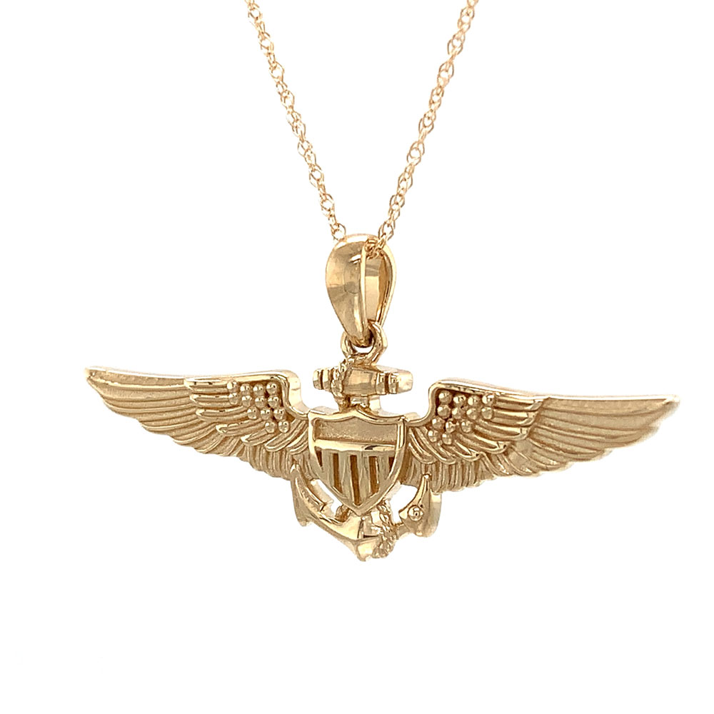Sweetheart Size Pilot Wings Pendant