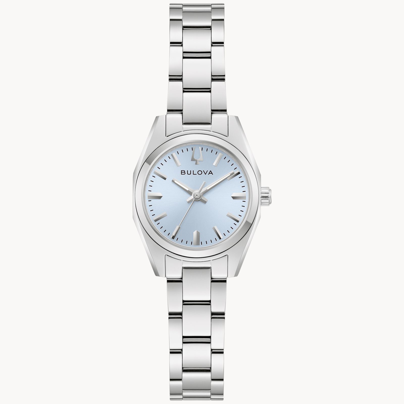 Bulova Silver and Blue Women’s Watch Bulova Ladies Two-tone Diamond Watch with Blue Dial - 98P190  main image 3