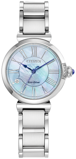 Citizen Ladies L Mae Silver-Tone Eco-Drive Watch display picture 1