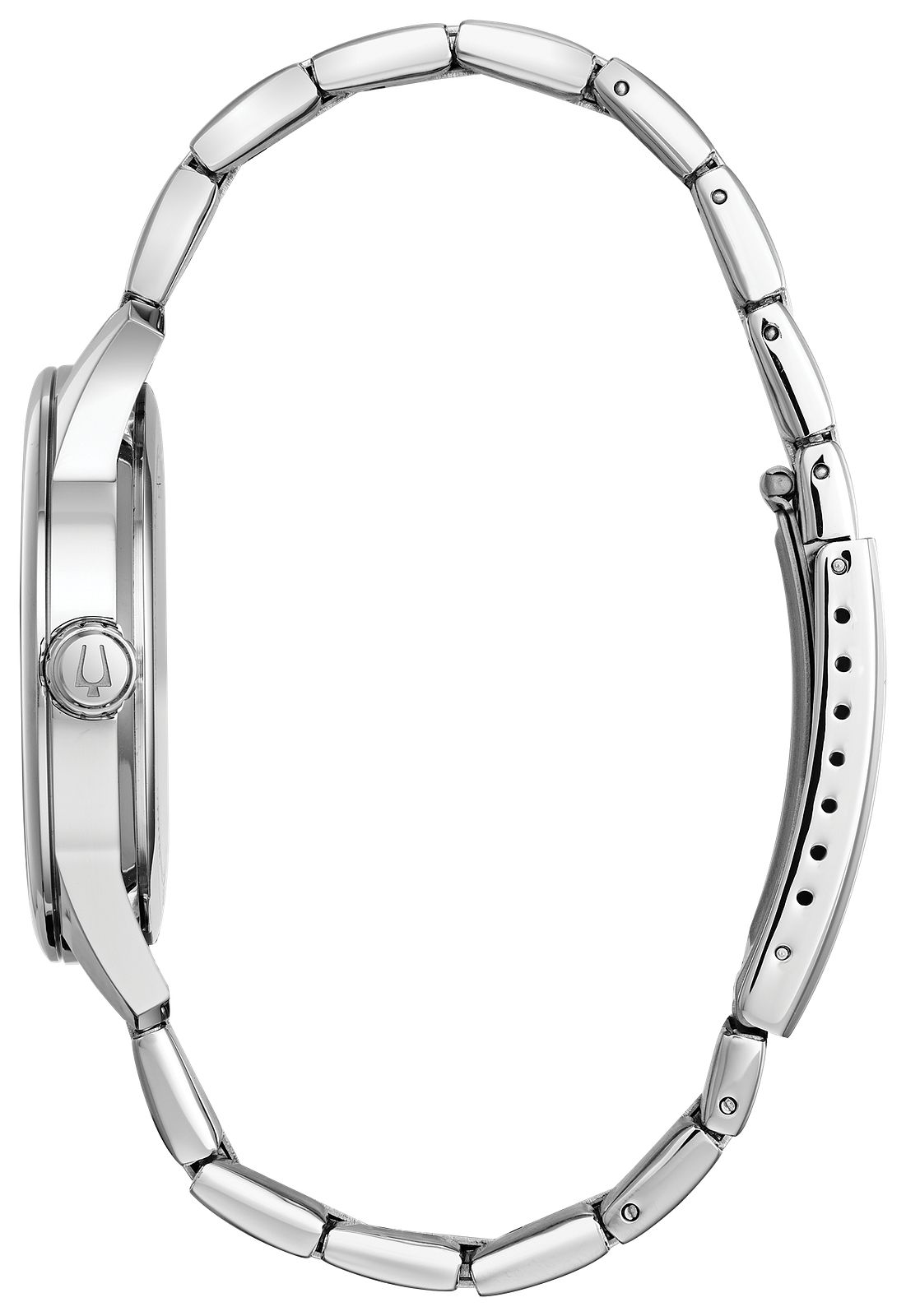 NWT Bulova Silver DIal Stainless Steel Men\'s Watch Gents main image 4