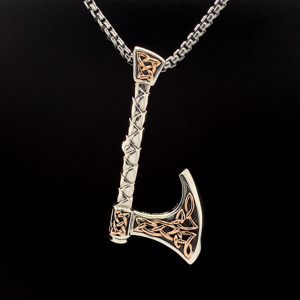 Keith Jack Celtic Viking Warrior Axe Pendant