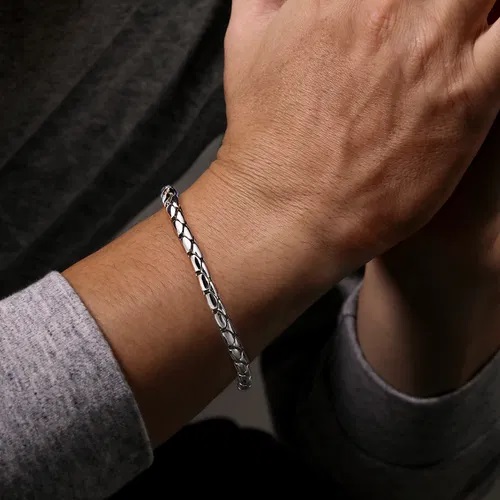 Men's Sterling Silver Chain Bracelet 001-611-00054 | Gray's