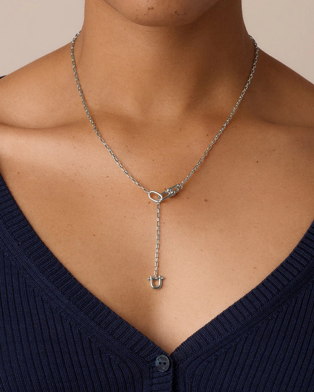 Gorjana Silver Plated Atlas Delicate Lariat 001-655-01086 | Gray's