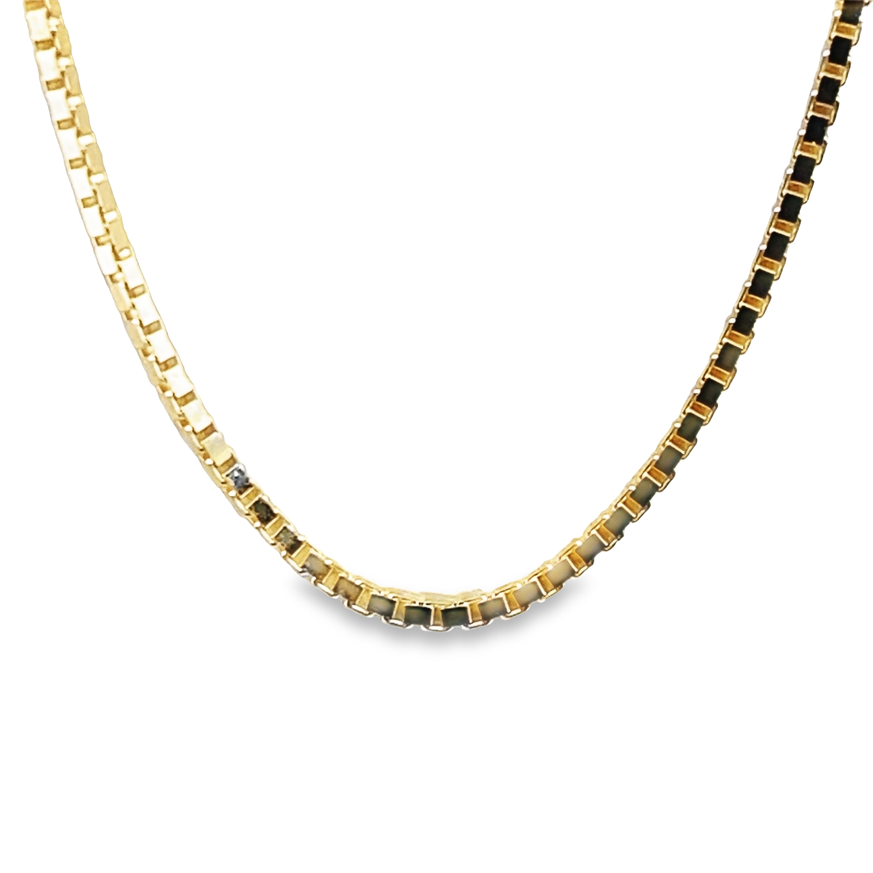 14Kt Yellow Gold Box Chain 20 Inch 001-465-04667 14KY Albany