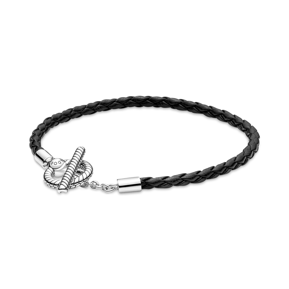 Pandora jewelry leather bracelet clearance