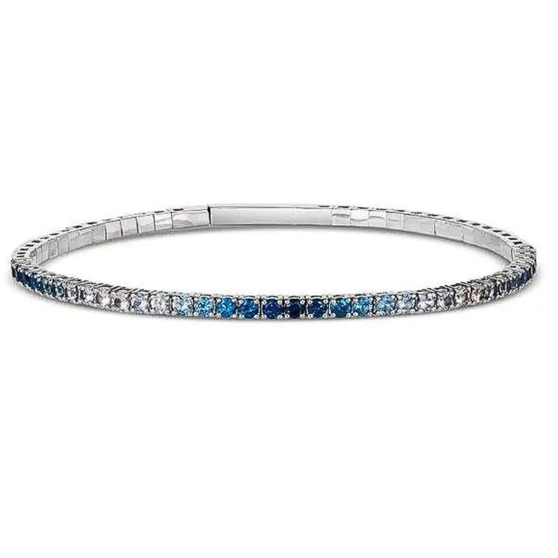 Le Vian Ombre Blue Sapphire Flexible Bangle Bracelet Harris