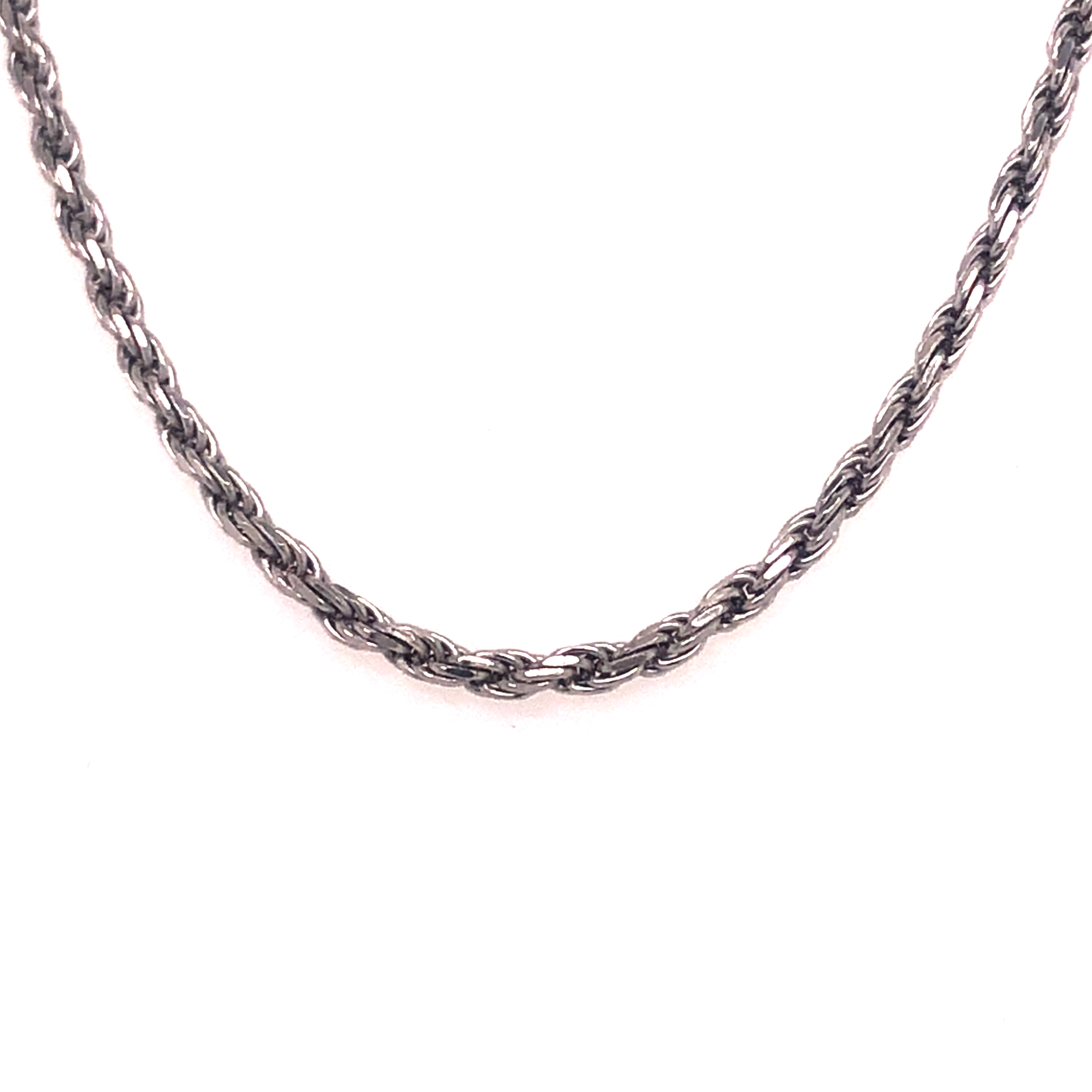 ★HARANG★ HR 28702N_Silver Chain Necklace (middle line) Box Chain Silver 22” | Shen Yun Collections