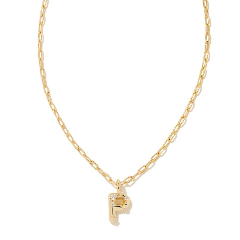 ケンドラです。 Kendra Scott Kendra Scott Crystal 'P' Initial 640-05264 Troy