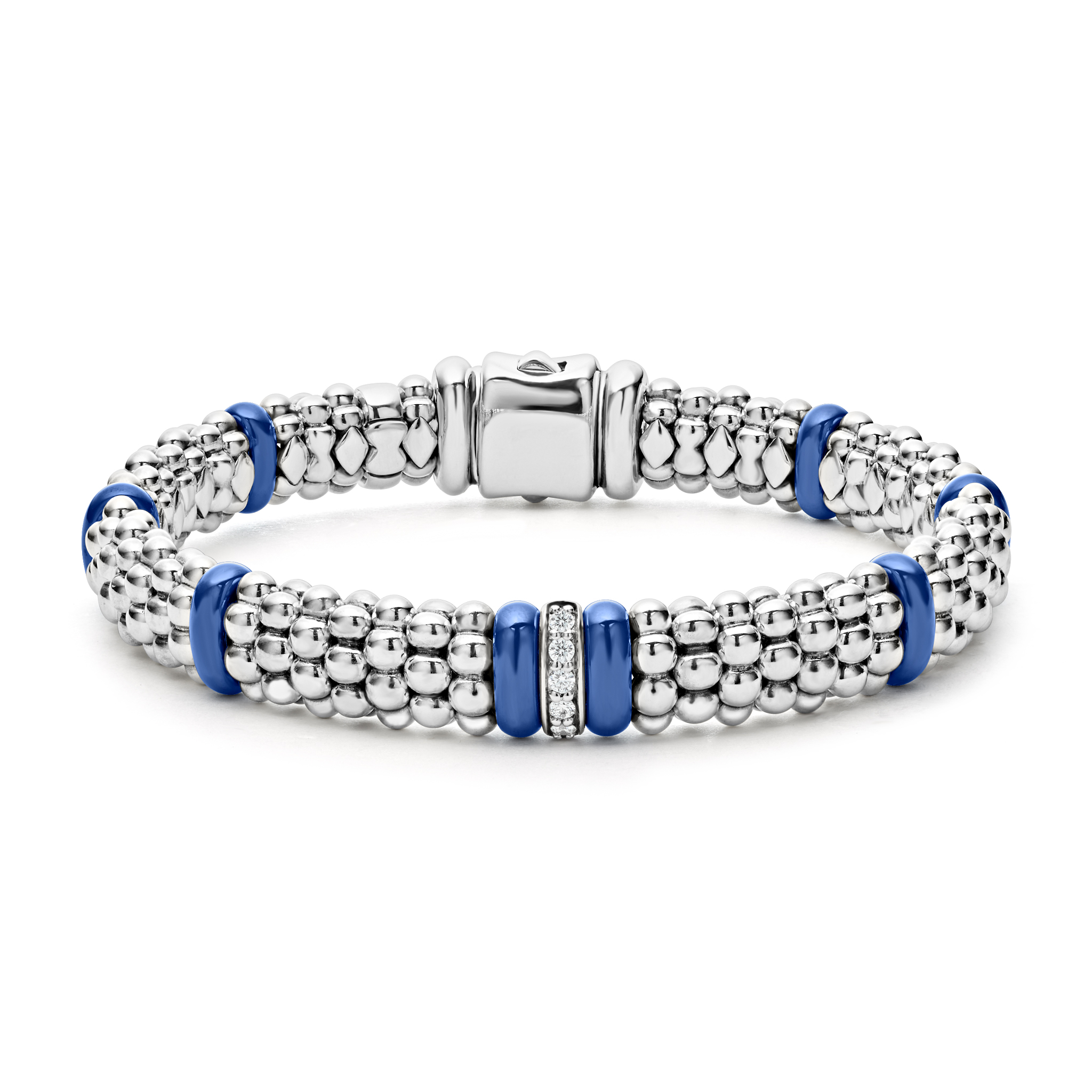 LAGOS Blue Caviar Single Station Diamond Caviar Bracelet Hingham