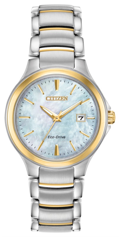 Mother of Pearl Watch ; Eco Drive - NWT Citizen Eco Drive Blue Mother of Pearl Watch 001-500-05454  main image 3