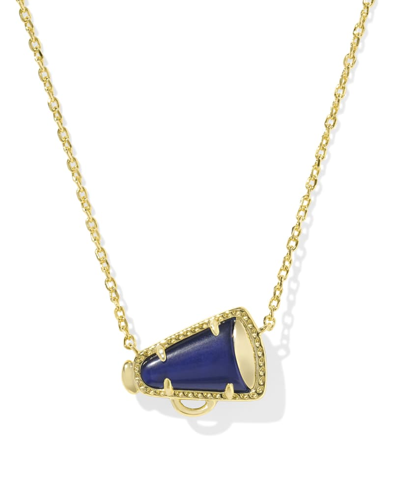 Kendra Scott Megaphone Cheer Pendant- Navy Mother of Pearl | House