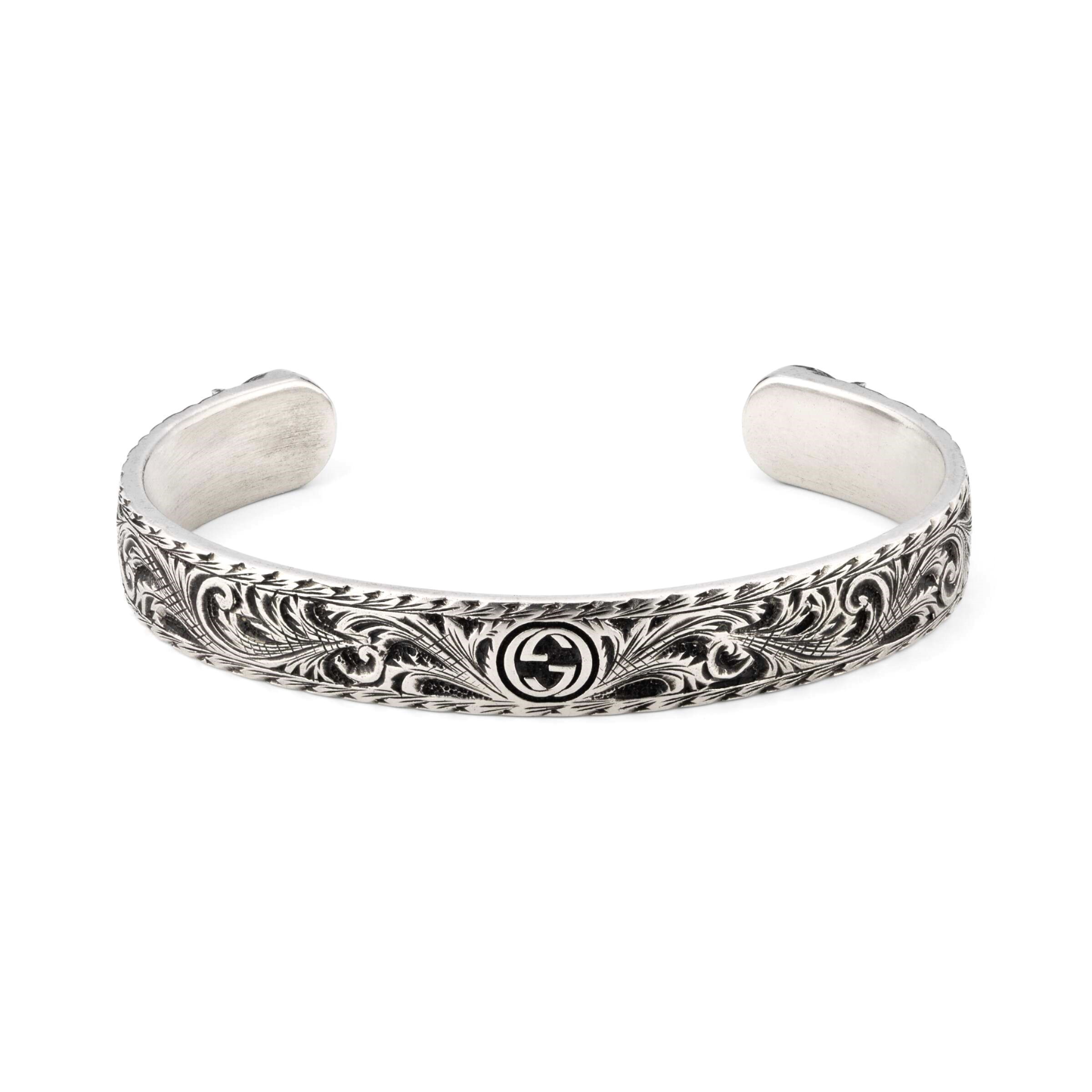 gucci engraved bracelet