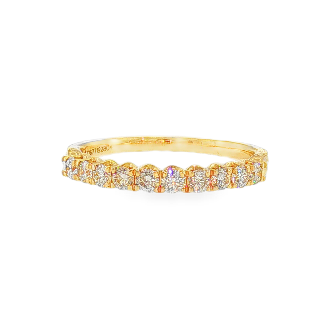 14kt YG .50ct tw Diamond Anniversary Ring 100724 | Jeff Dennis