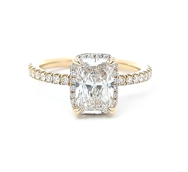 Lab Grown Diamond Engagement Ring 001-101-00238 14KY Jeff Dennis