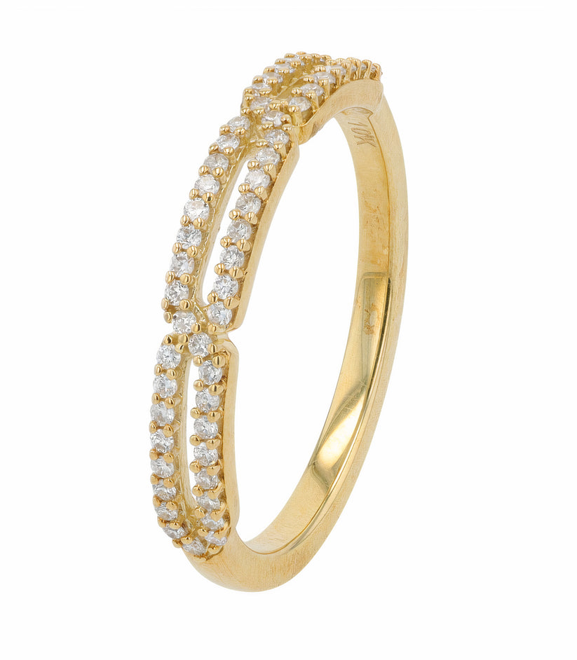 Diamond Anniversary Ring 001-120-00654 10KY | Jeff Dennis Jewelers
