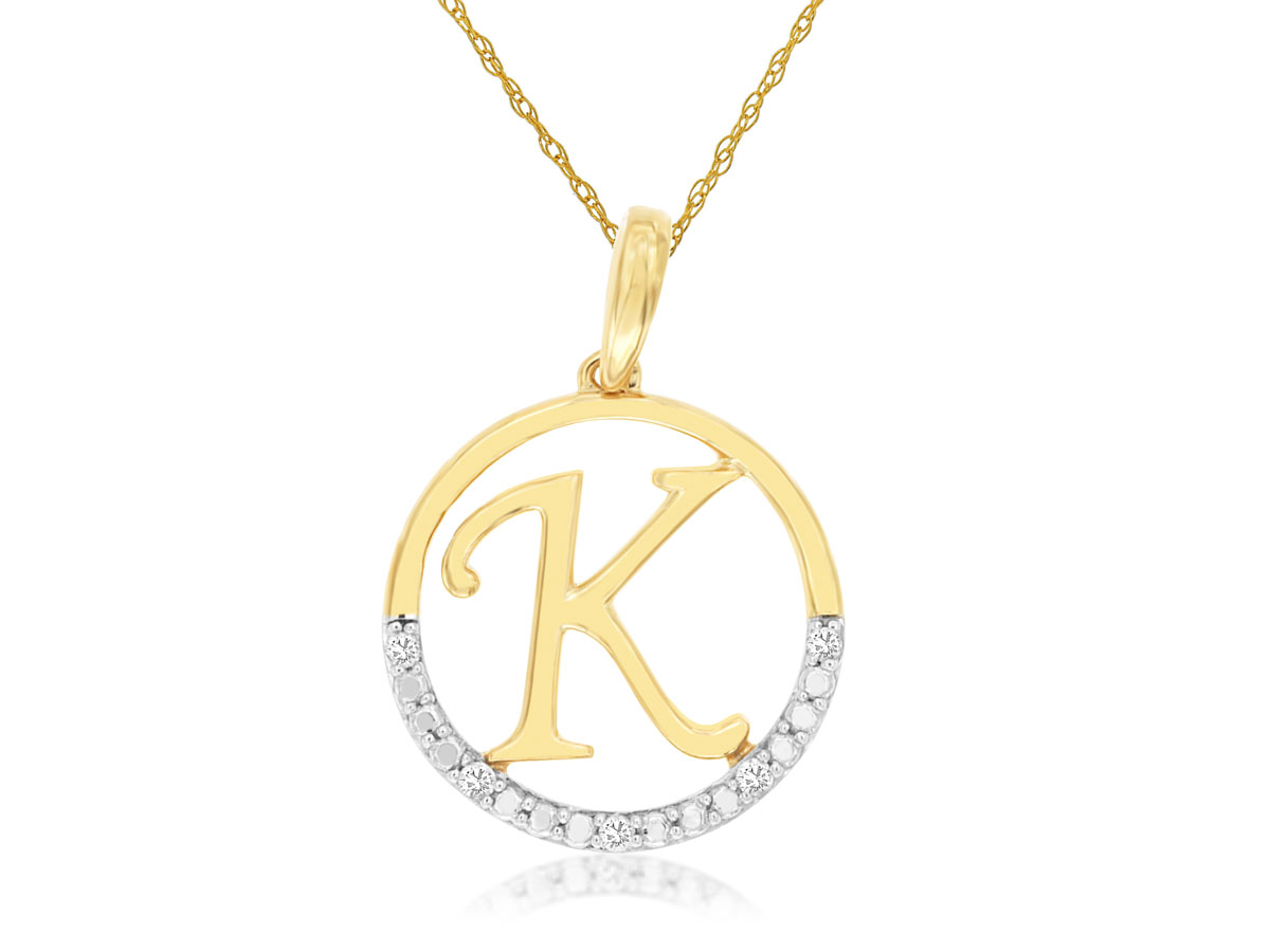 Diamond Pendant 001-160-01822 14KY - Jeff Dennis Jewelers | Jeff