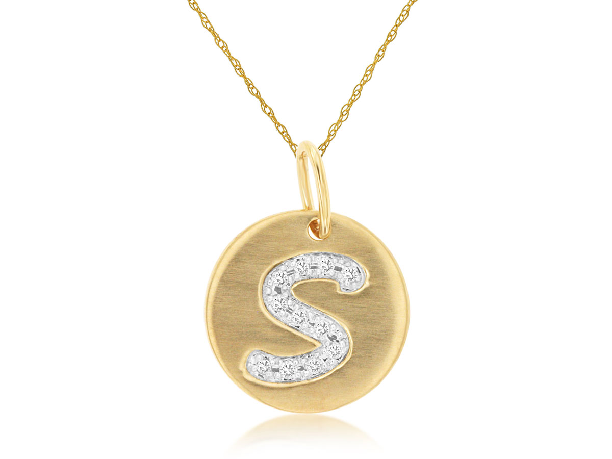 Diamond Pendant 001-160-01836 14KY - Jeff Dennis Jewelers | Jeff