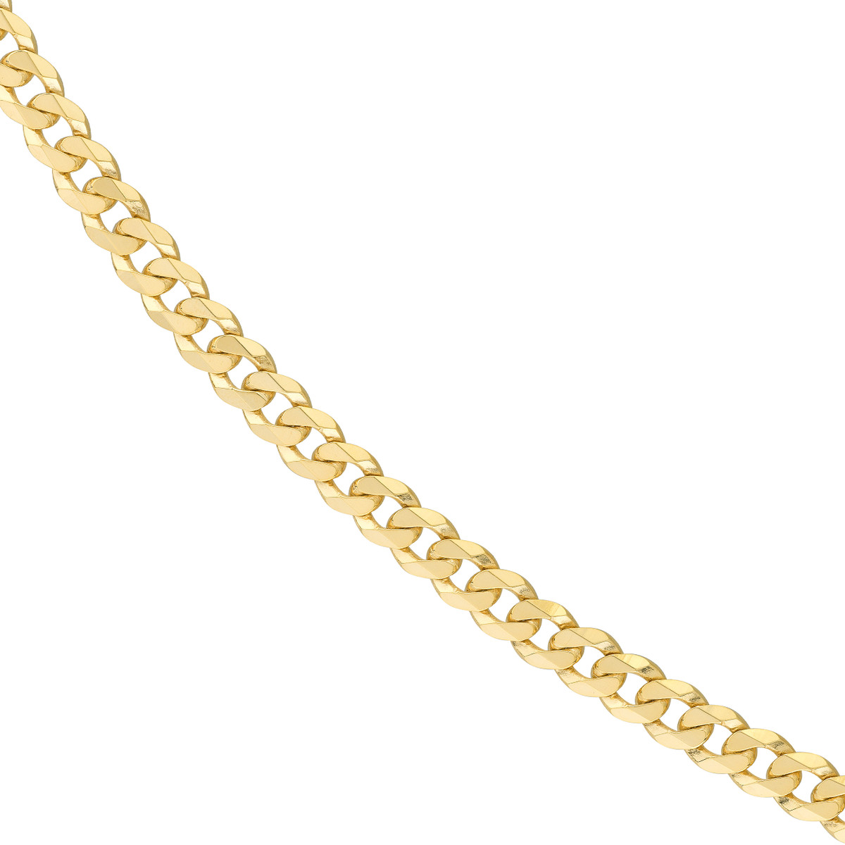YA−MAN YJEA2P GOLD Midas Yellow Gold 5.7mm Tight Cuban Necklace 001-430-00607
