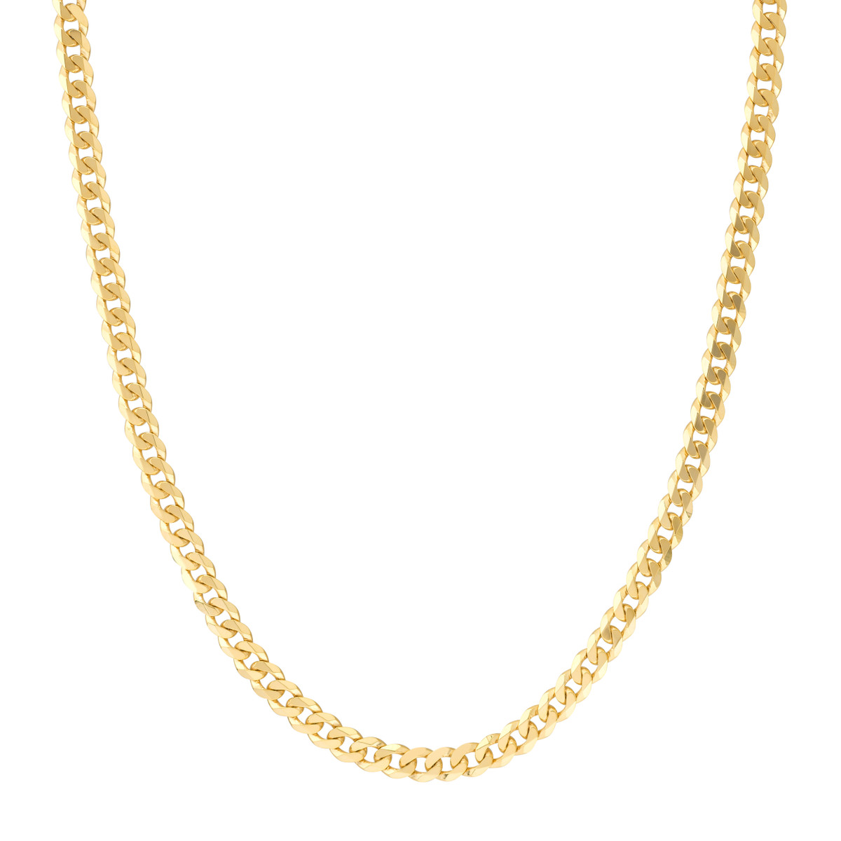Midas Yellow Gold 5.7mm Tight Cuban Necklace 001-430-00607