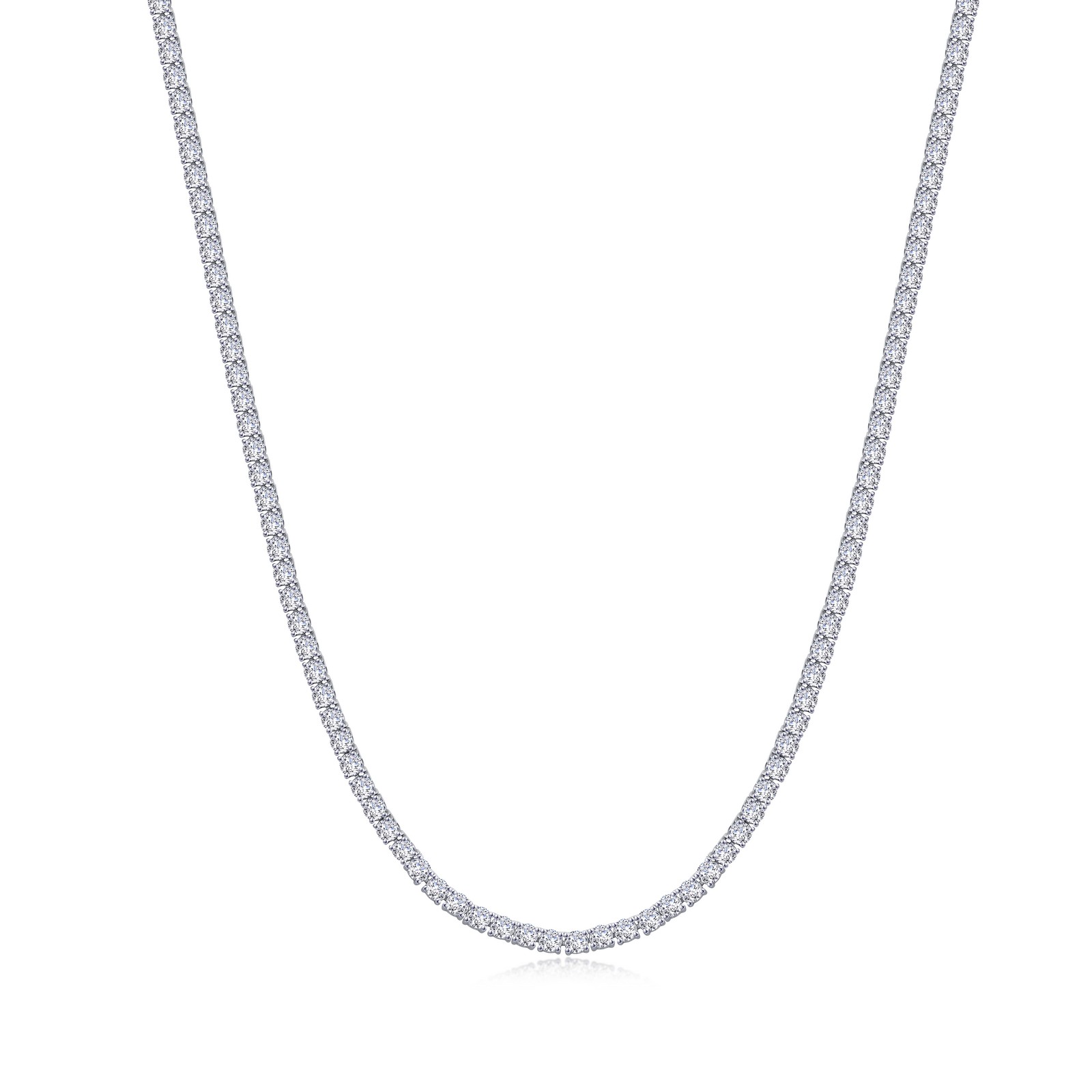 Silver Fashion Gemstone Necklace 001-644-02303 SS | Genesis