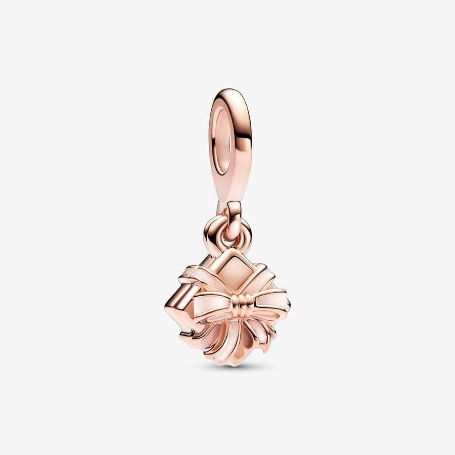 PANDORA メッシュバッグ ＆ 扇子 PANDORA Tropical Parrot Dangle Charm Sterling Silver Clear