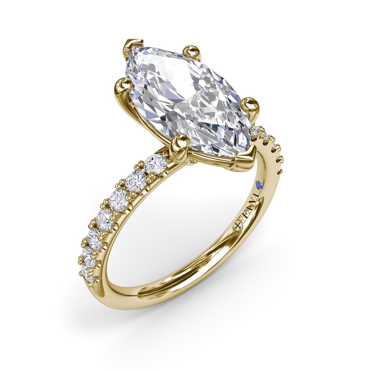 Fana Marquise Engagement Ring Setting 001-140-05958 Jim Kryshak