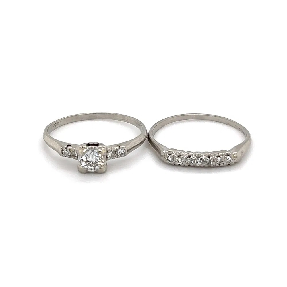 Mid century wedding rings | Honestweddingadvice.com