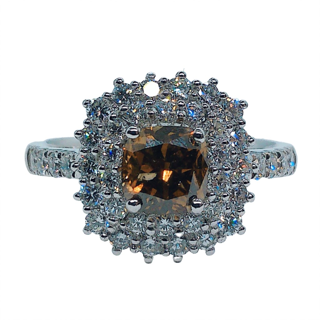 Fancy Yellow-Orange Diamond Fashion Ring 001-130-00619 Cary
