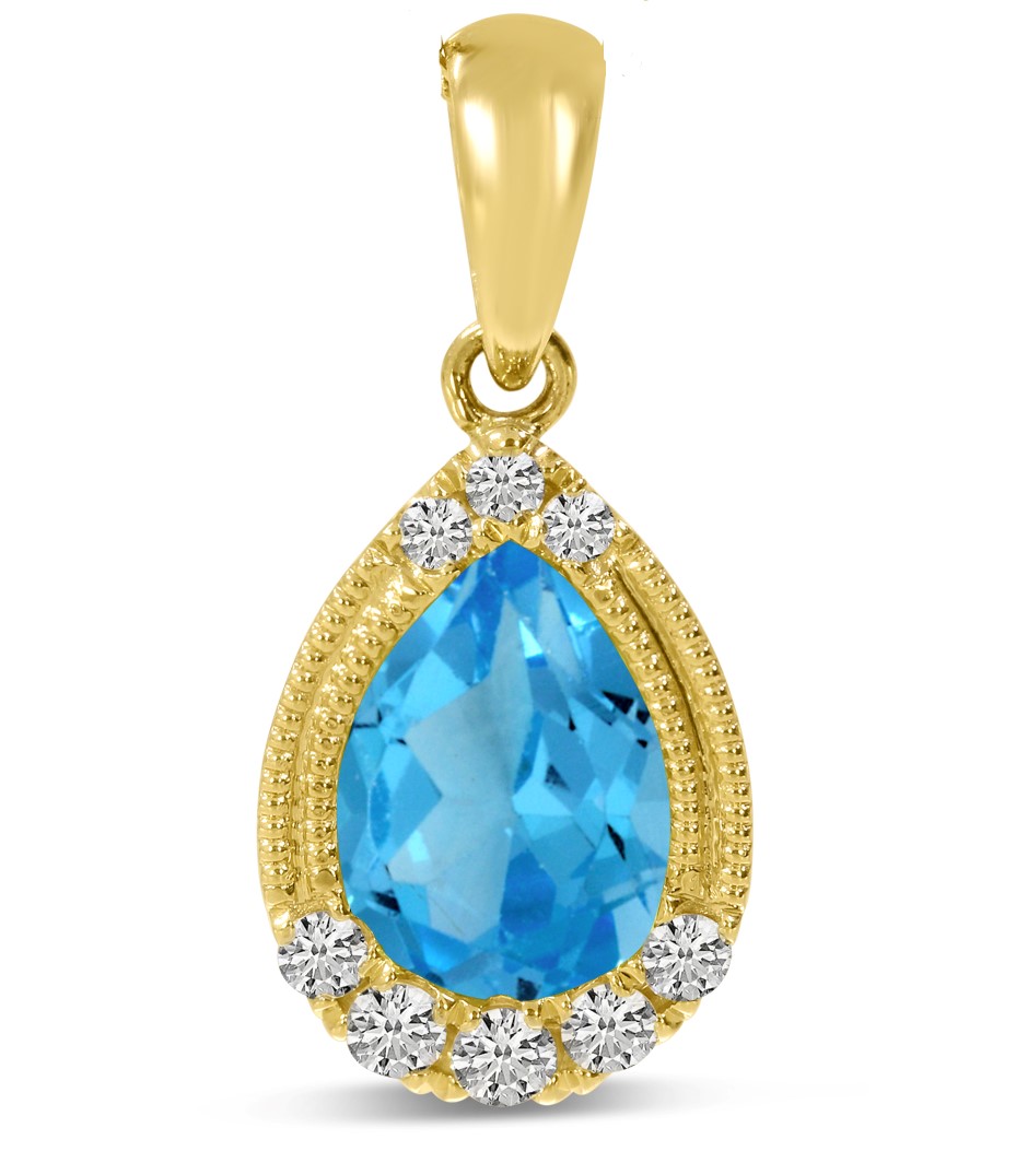 Pendant 00123003329 14KY Colored Stone Pendants Jon's Fine Jewelry Cocoa Village, FL