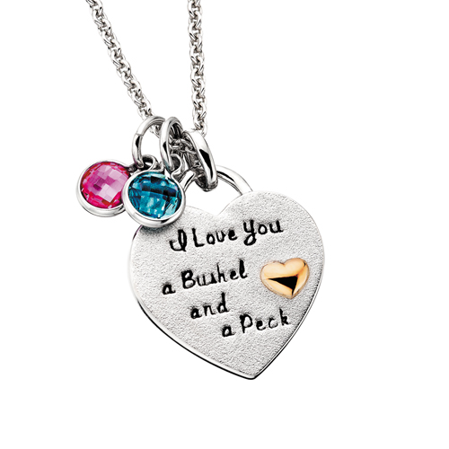 I Love You A Bushel And A Peck Necklace 2025
