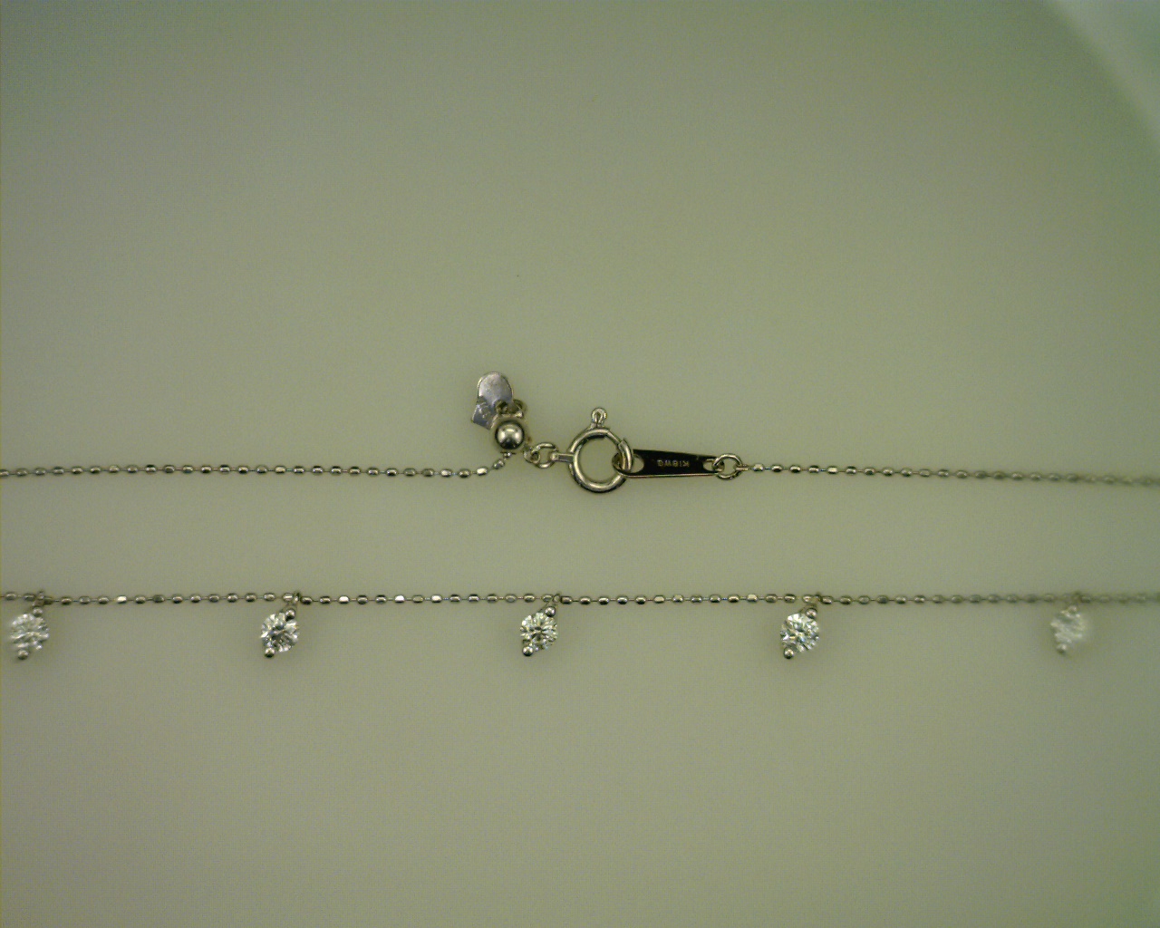 Diamond Necklaces 00116500960 14KW Diamond Necklaces Joint